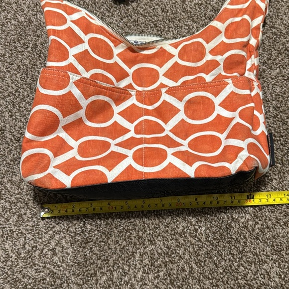 Rebekah Scott Designs orange patterned purse - Picture 7 of 11